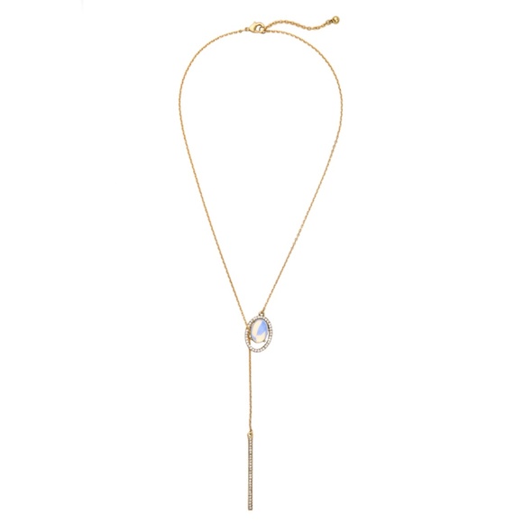 Blue crystal diamond statement necklace - Picture 2 of 5